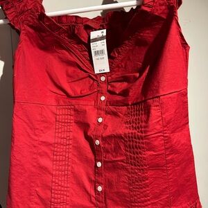 Pacsun John Galt Red Elena Top